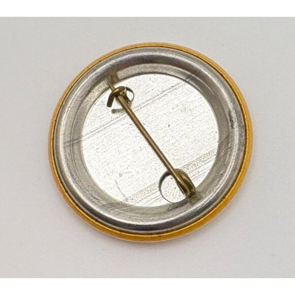 Vintage Ida-Hog Weiser Rodeo Button Pinback Idaho Yellow Round Stars Badge - Picture 2 of 6